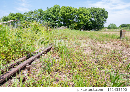 [Abina Line] Abandoned railway tracks remaining in the park 131435590