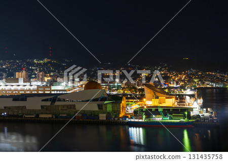 Nagasaki Night View, one of the New Top Three Night Views in the World, Nagasaki Prefectural Office Observation Terrace 131435758
