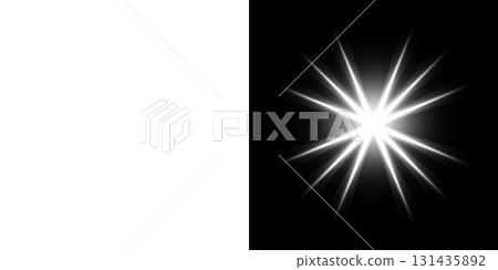 透明和黑色背景上分裂星爆 透明和黑色背景上分裂星爆 131435892