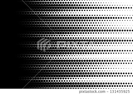 Halftone design featuring gradient texture in monochrome colors. Vector illustration 131435925