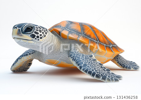 Turtle reptile in ocean wildlife with shell and nature backdrop, showcasing sea animal marine life Turtle reptile in ocean wildlife with shell and nature backdrop, showcasing sea animal marine life 131436258