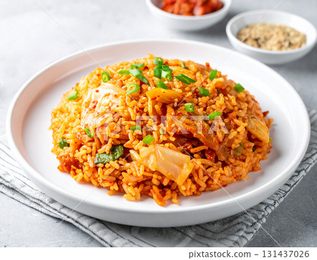 Chinese cabbage kimchi fried rice Chinese cabbage kimchi fried rice 131437026