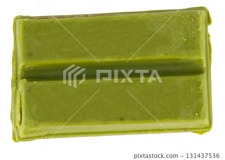 Green Tea Matcha Chocolate Bars on White Background Minimalist Food Photostock Green Tea Matcha Chocolate Bars on White Background Minimalist Food Photostock 131437536