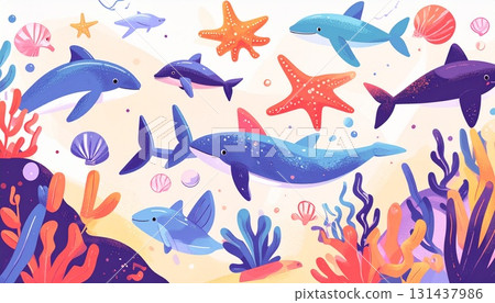 Marine life 131437986
