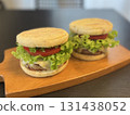 Handmade burger 131438052
