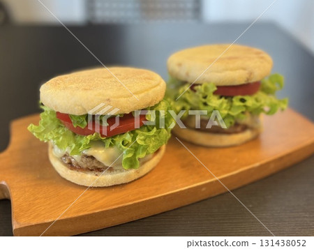 Handmade burger 131438052