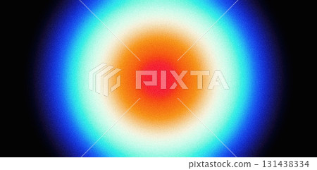 Grainy background glowing vibrant color gradient blue orange red black circle ring noise texture banner poster design Grainy background glowing vibrant color gradient blue orange red black circle ring noise texture banner poster design 131438334