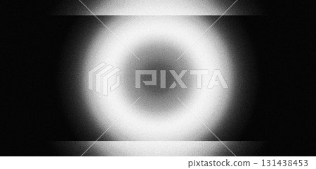 Abstract black white gray grainy background, monochrome noise texture banner poster design 131438453