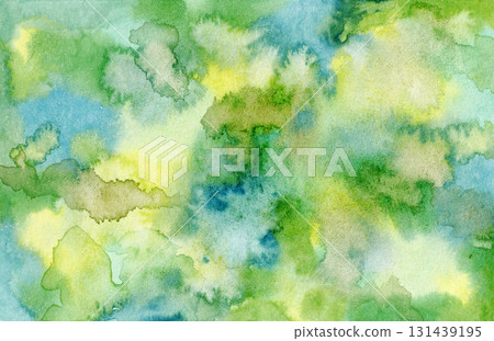 水彩背景綠色 水彩背景綠色 131439195