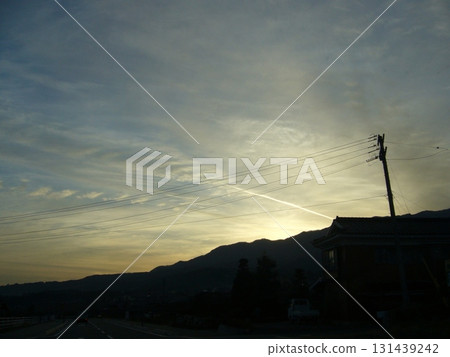 黃昏在南阿爾卑斯山 131439242