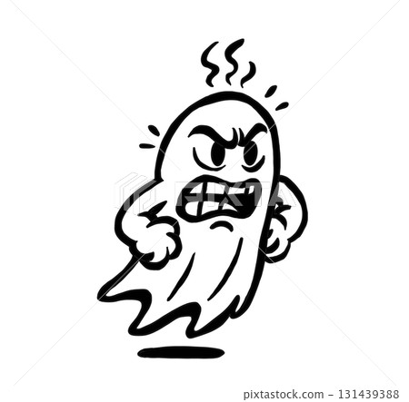 Ghost making angry gestures 131439388