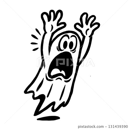 做出驚嚇動作的幽靈 做出驚嚇動作的幽靈 131439390