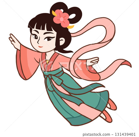 嫦娥奔月,中秋佳節 嫦娥奔月,中秋佳節 131439401