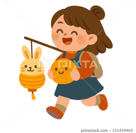 提著燈籠的小女孩 131439403
