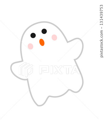 Cute ghost illustration Cute ghost illustration 131439753
