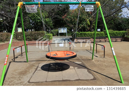 Large disc-shaped swing Large disc-shaped swing 131439885