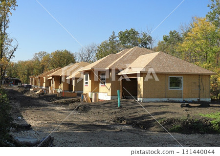 New suburban houses under construction 131440044