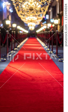 Hollywood event success: luxury red carpet entrance stairs concept Hollywood event success: luxury red carpet entrance stairs concept 131440604