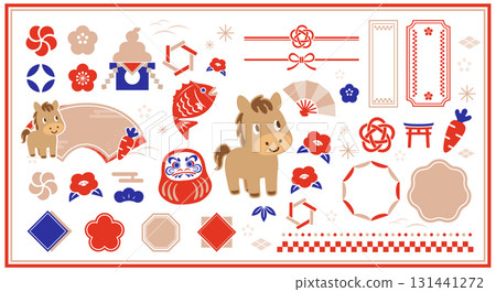 2026年新年插畫集 2026年新年插畫集 131441272