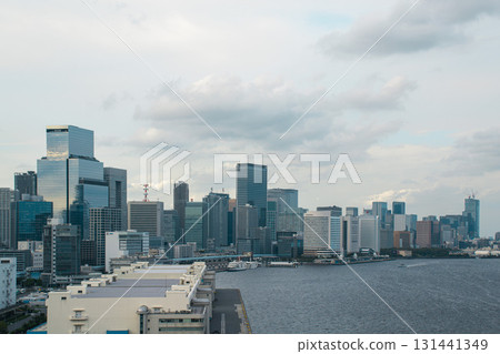 Urban landscape of Tokyo's bay area 131441349
