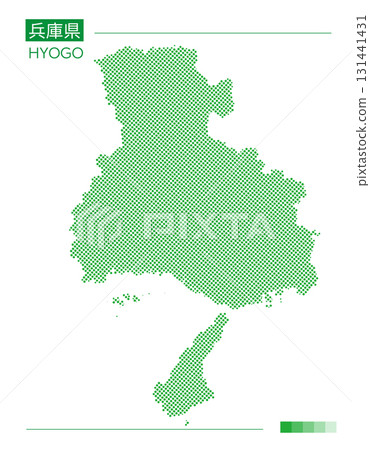 兵庫縣（神戶市）點狀地圖 131441431
