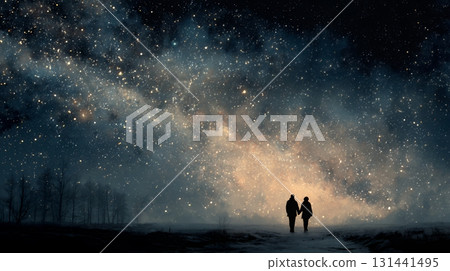 情侶在外太空牽手 131441495