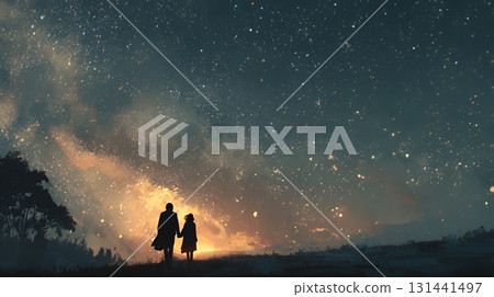 情侶在外太空牽手 131441497