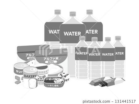 防災食品插圖 131441517