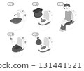 如何使用應急廁所的圖示 131441521