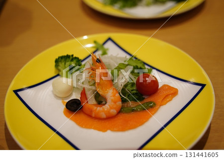 Shrimp dish 131441605