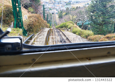 從天橋立纜車上眺望的天橋立傘松公園（京都府宮津市） 131443322