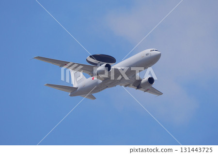 Air Self-Defense Force E-767 early warning and control aircraft in flight Air Self-Defense Force E-767 early warning and control aircraft in flight 131443725