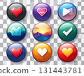 Colorful button icon 131443781