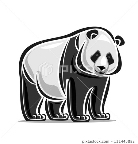 Vector illustration of Giant Panda Bear 131443882