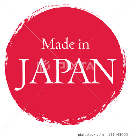 Design image of "Made in Japan" label for products and local specialties 131445093