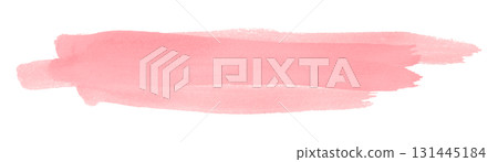 pink watercolor background. Artistic hand paint. Isolated on transparent background. 131445184