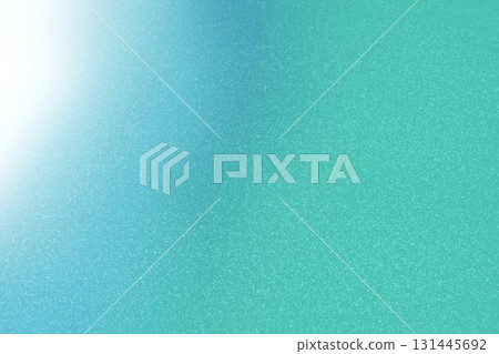 Blue green White Gradient Blurred with Grainy Noise Texture Background, for art product design, social media, trendy,vintage,brochure,banner. 131445692