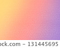 Purple orange yellow White Gradient Blurred with Grainy Noise Texture Background, for art product design, social media, trendy,vintage,brochure,banner. 131445695