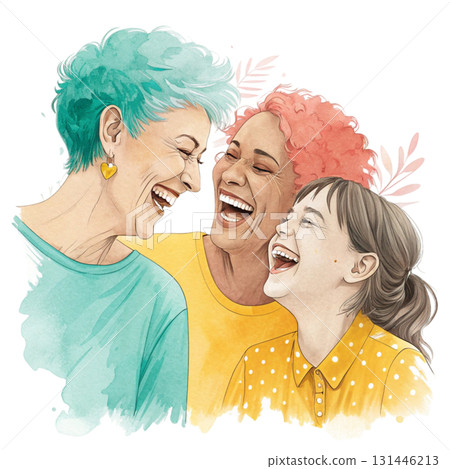 My family and togetherness white background 131446213