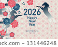 2026 Year of the Horse New Year's Card 131446248