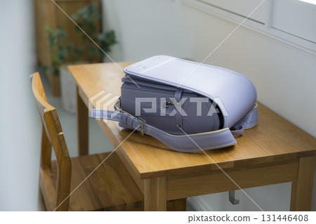 A school bag placed in a child's room A school bag placed in a child's room 131446408