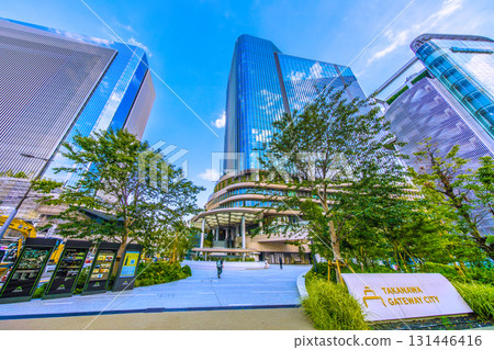 日本東京城市景觀 - 高輪Gateway站前的高輪Gateway城市景觀 131446416