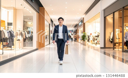 日本年輕男子購物 131446488