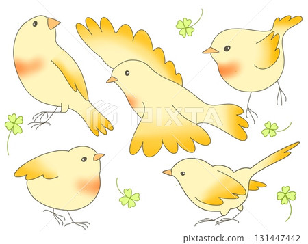 Set of small birds Set of small birds 131447442