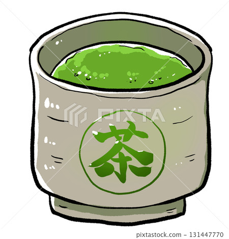 Simple matcha illustration 131447770