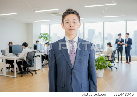 Upright businessmen 131448349