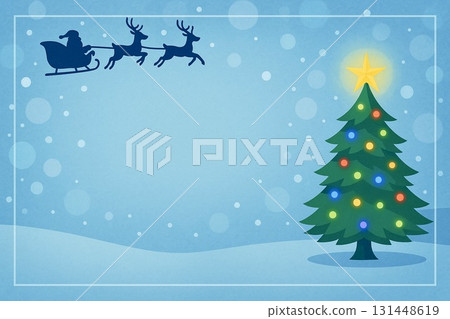 Postcard Christmas Vector 131448619