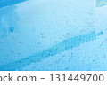 dirty pool water surface, season luxury life concept top veiw 131449700