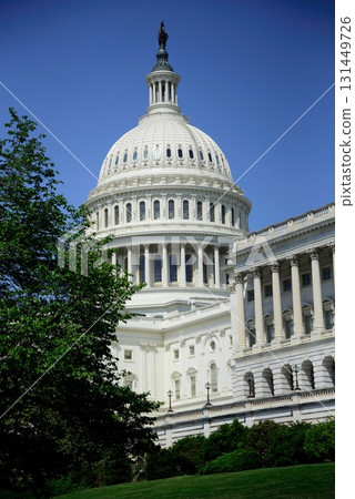 Washington, D.C. United States Capitol Dome and Green Trees Washington, D.C. United States Capitol Dome and Green Trees 131449726