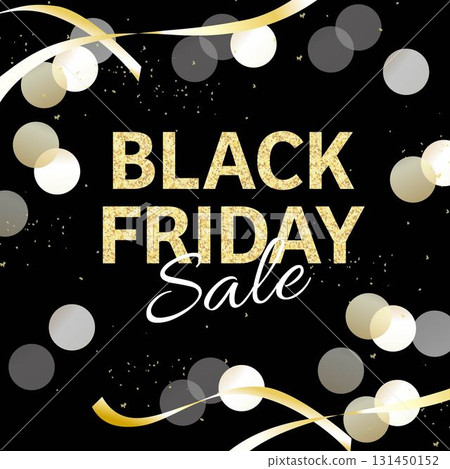 Black Friday banner design 131450152